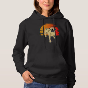 Pug Dog Sunset 12 Hoodie