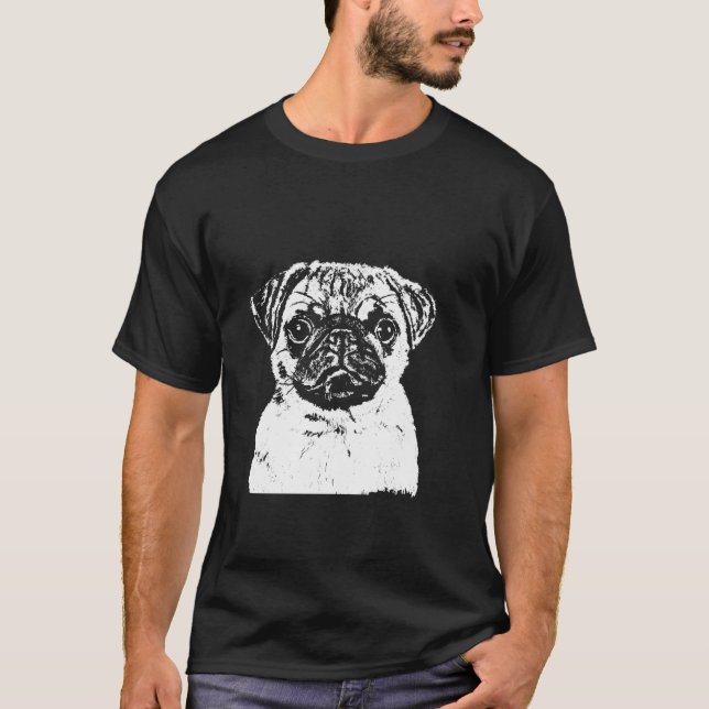 Pug dog T-Shirt (Front)