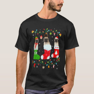 Pug Dog Three Christmas Socks Sweater Xmas Dog