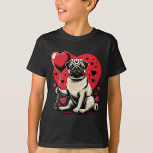 Pug Dog Valentine's Day Dog Owner Valentine T-Shirt