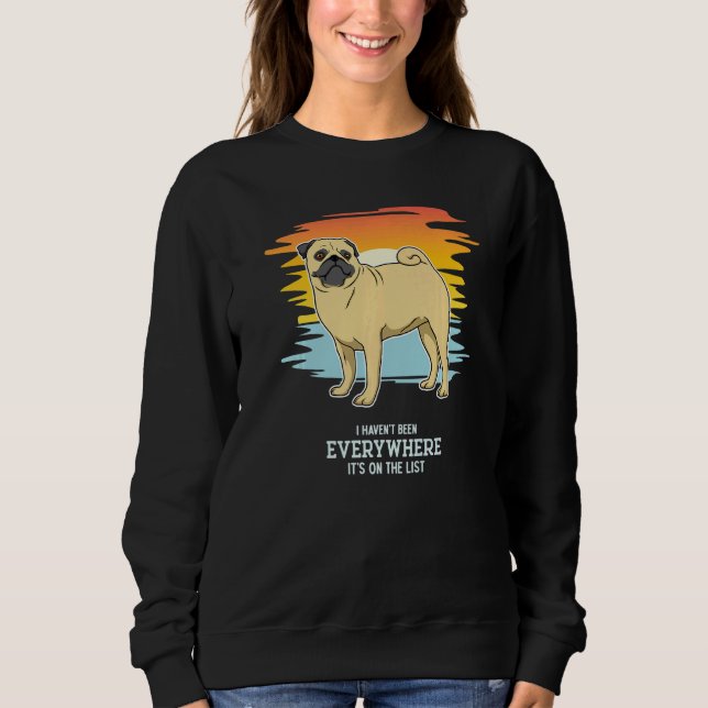 Pug Dog Vintage  33 Sweatshirt (Front)