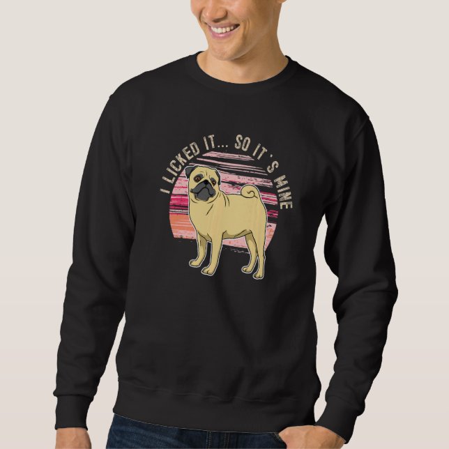 Pug Dog Vintage  8 Sweatshirt (Front)
