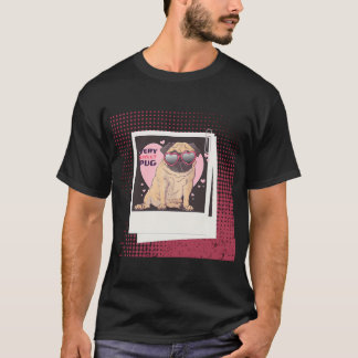 Pug dog wearing glasses T-Shirt