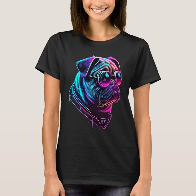 Pug Dogs Pugs T-Shirt (Front)