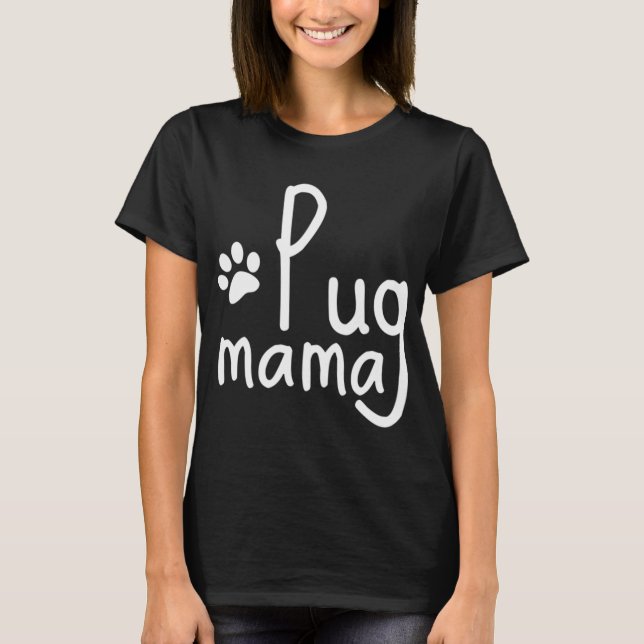 Pug Double Bird T-Shirt (Front)
