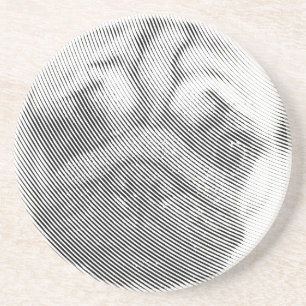 Pug Face Coaster