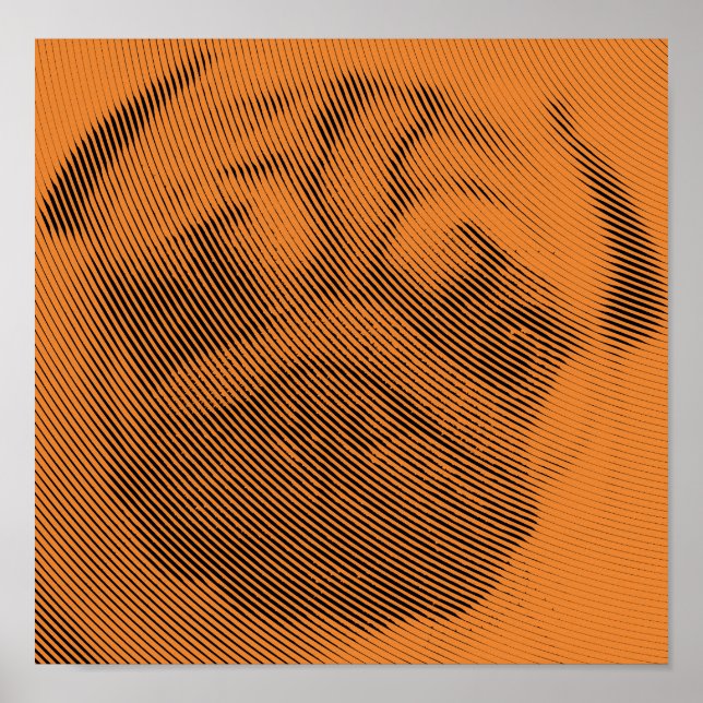 Pug Face Poster (Front)