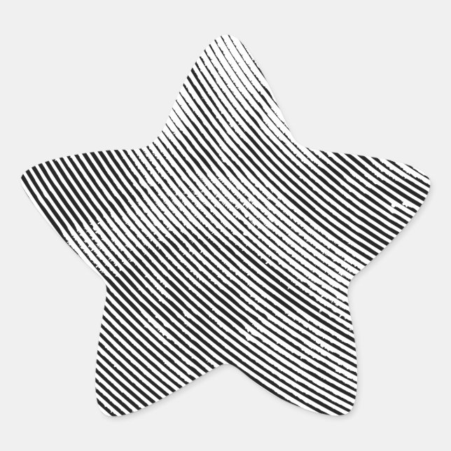 Pug Face Star Sticker (Front)