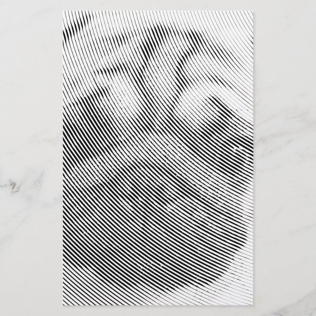 Pug Face Stationery (Front)