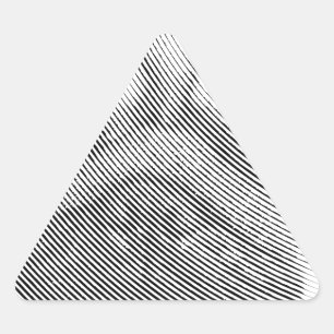 Pug Face Triangle Sticker