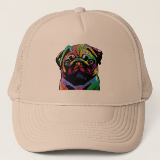 Pug Face Trucker Hat