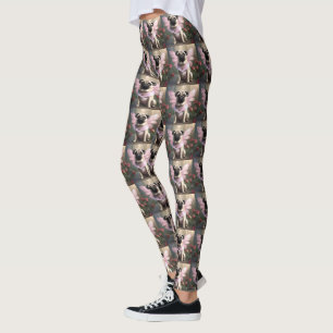Pug Fairy Princess, Leggings