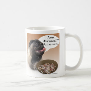 Pug (fawn) Turkey Coffee Mug