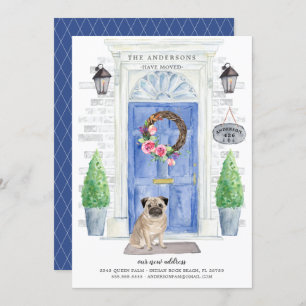 Pug Front Door Moving Announcement
