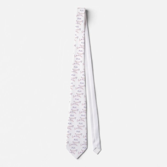 Pug Furever Friend Tie (Front)