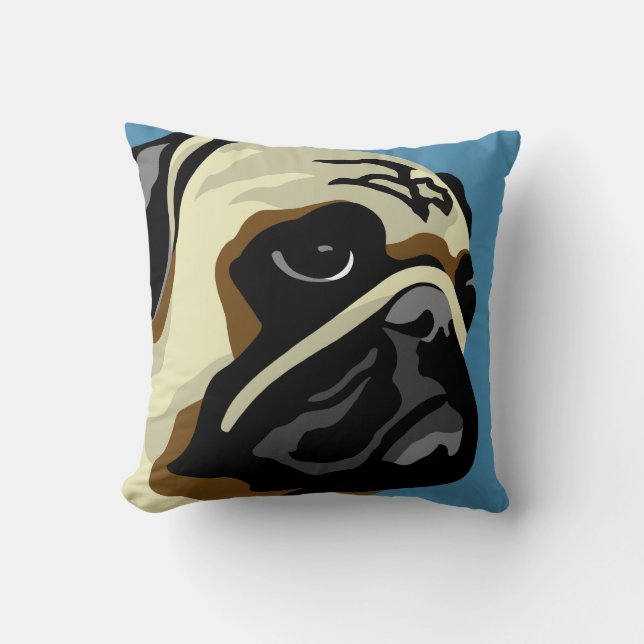 Pug Gifts Cushion (Front)