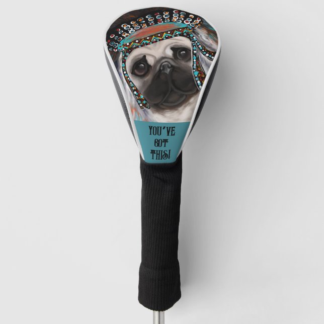  PUG GOLF HEAD COVER (Front)