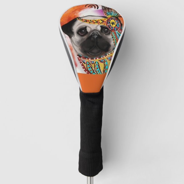  PUG GOLF HEAD COVER (Front)
