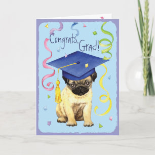 Pug Graduate Card