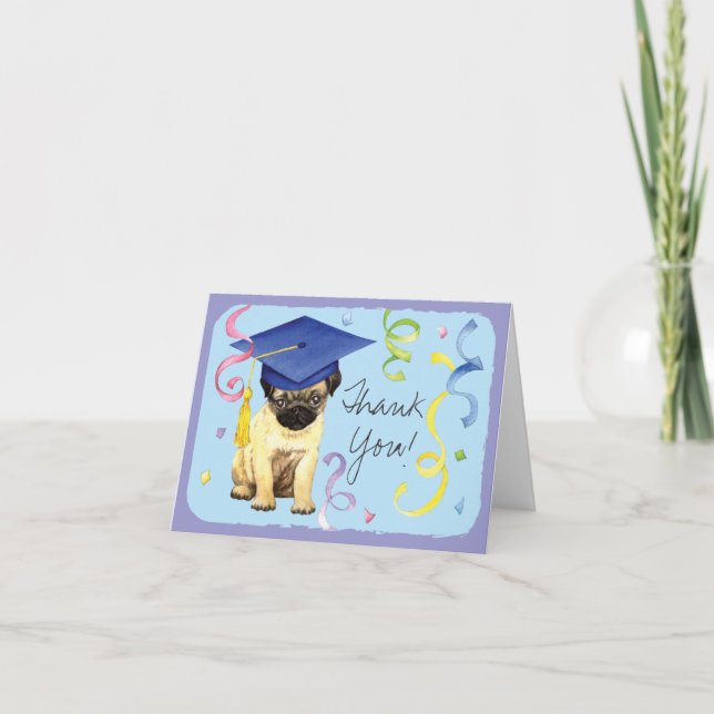 Pug Graduate Card (Front)