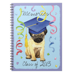 Pug Graduate Notebook