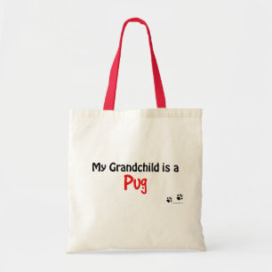 Pug Grandchild Tote Bag