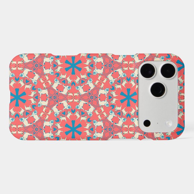 Pug Graphical pattern timeless  (Back (Horizontal))