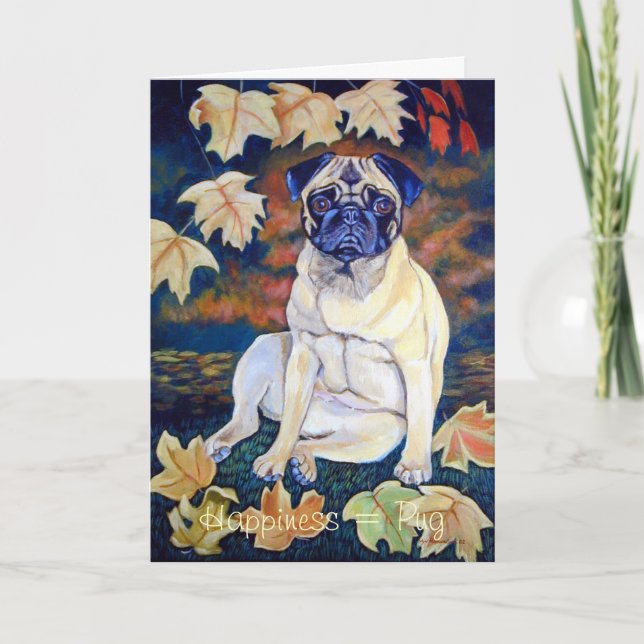 Pug Greeting Cards / Notecards (Front)