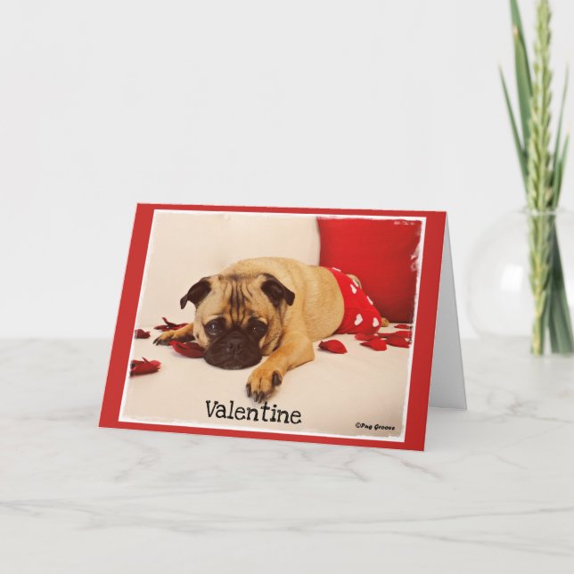 Pug Groove Holiday Card (Front)