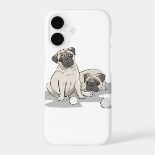 Pug Group Cartoon