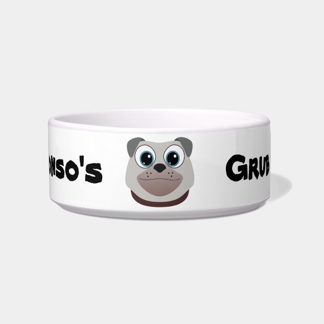 Pug Grub Bowl (Front)