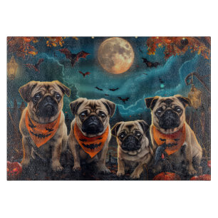 Pug Halloween Spooky  Cutting Board
