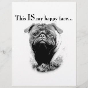 Pug Happy Face