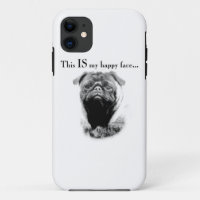 Pug Happy Face