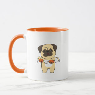 Pug Happy Halloween Dog Costume Mug