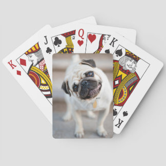 Pug Head Tilt Playing Cards