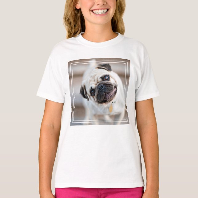 Pug Head Tilt T-Shirt (Front)