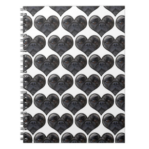 Pug Hearts Notebook