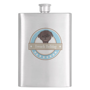 Pug Hip Flask