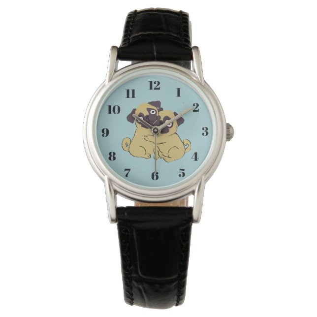 Pug hug  watch (Front)