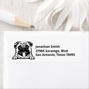 PUG Image on Return Address