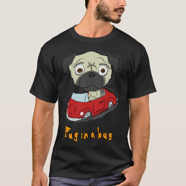 Pug-in-a-bug Classic T-Shirt 129 (Front)