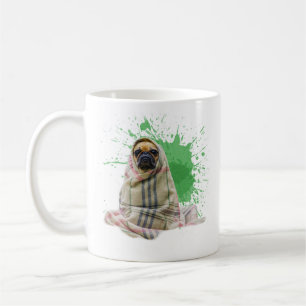 Pug in a Rug on a Mug