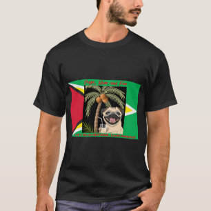 Pug in Guyana PORTRAIT MODE T-Shirt