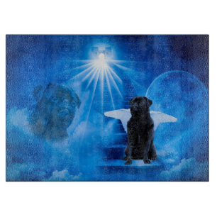 Pug in Heaven as Angel Sympathy Cutting Board