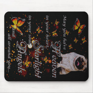 Pug In My Heart, Funny Pug Dog Lover Gift Idea Mouse Mat