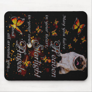 Pug In My Heart, Funny Pug Dog Lover Gift Idea Mouse Mat