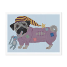 Pug in PJs 