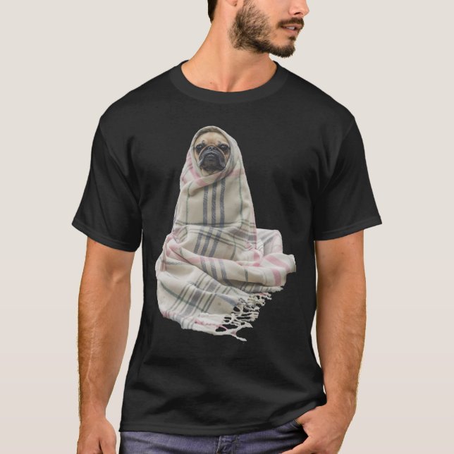 Pug In Rug T-Shirt (Front)