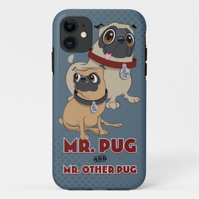 Pug iPhone cover (Back)